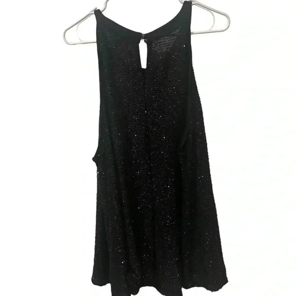 Lane Bryant black sequin swing halter top dressy tank size 22/24 - Picture 4 of 5
